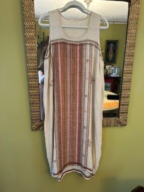 Injiri sleeveless cotton dress - sz 42/large